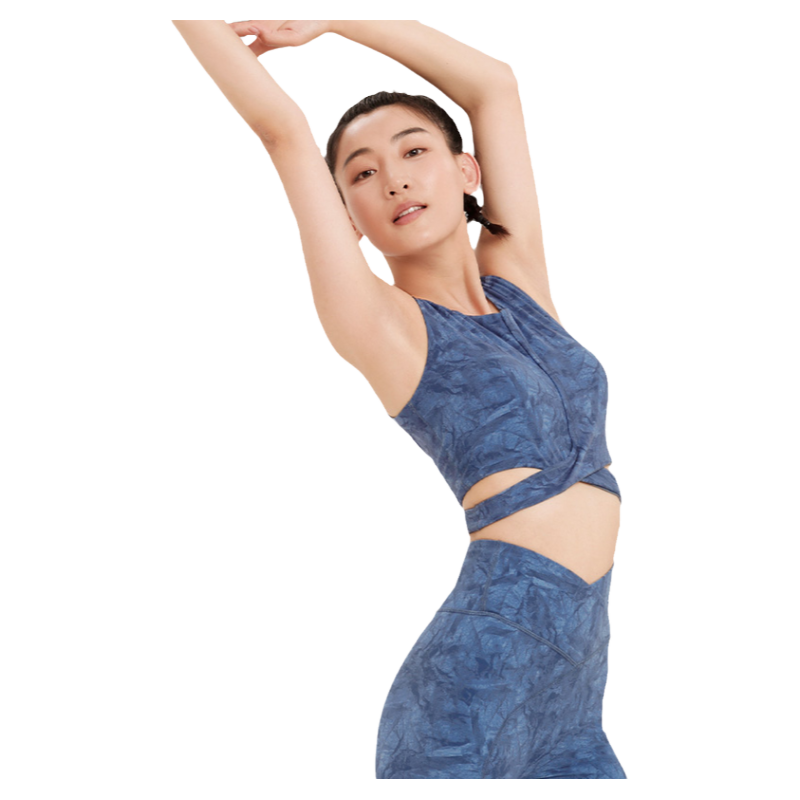 彳亍秋冬新品柔美镂空低强度运动内衣瑜伽外穿普拉提RDBR0011