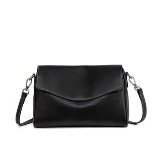 真皮女式斜挎包2026新款头层牛皮小方包高级感大容量女款单肩包