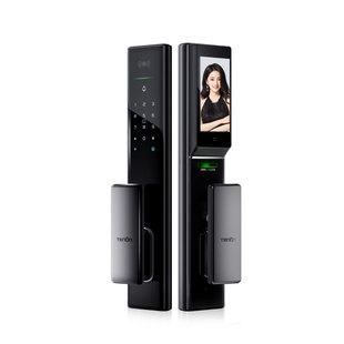 亚太天能人脸掌静脉指纹锁全自动可视猫眼家用电子锁密码锁智能锁