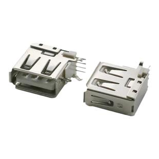 microUSB连接器接口公母头立卧插脚沉板贴片充电卷边平口插头插座