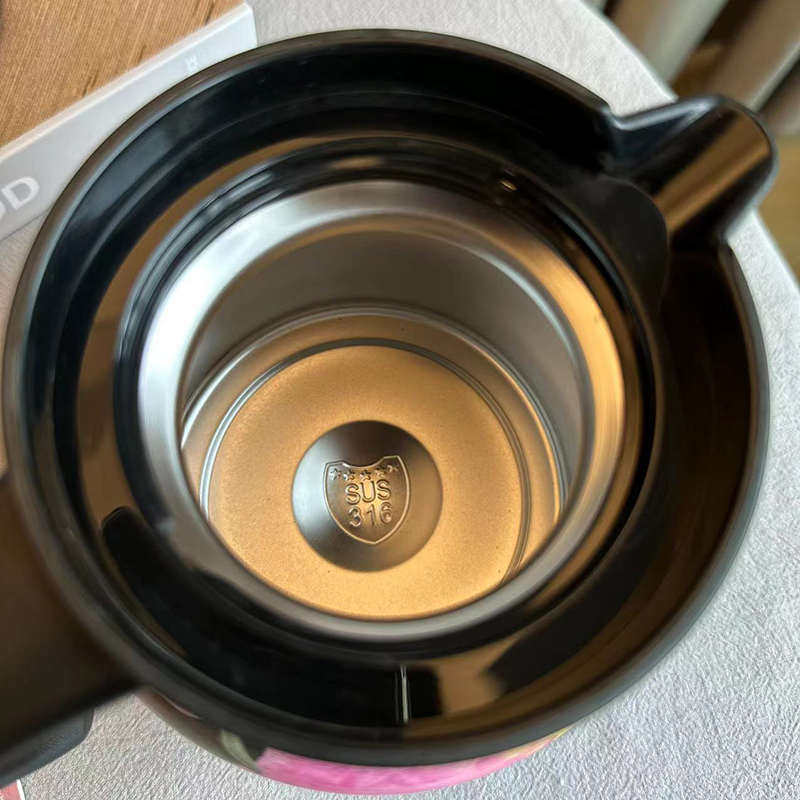 800毫升大容量保温壶316不锈钢焖茶壶家用闷泡茶水分离开水保暖瓶