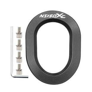 适用新大洲本田NS150XC改装配件排气管防护盖装饰罩铝合金保护壳