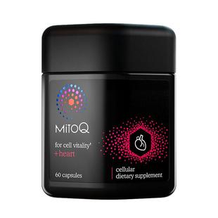 【自营】MitoQ舒心胶囊辅酶q10护心左旋肉碱心脏保健品60粒进口