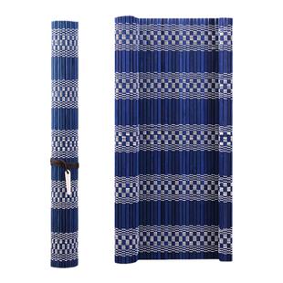 日本akashiya明石屋毛笔笔帘便携书法毛笔卷竹笔帘笔袋毛笔袋卷毛笔的帘子收纳卷帘笔帘子竹制袋子卷笔帘