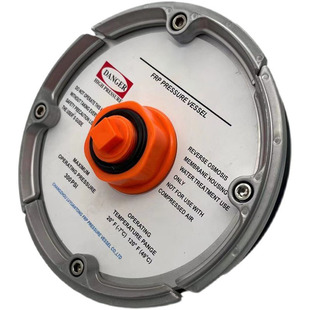 品牌通用反渗透玻璃钢8040膜壳端盖适配器承压板大密封圈堵头封板