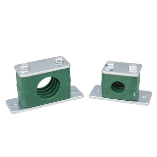 塑料管夹轻型安装孔单孔固定夹液压管铁管钢管电缆船用固定卡管夹