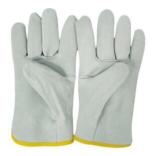 真皮电焊手套耐磨防烫隔热柔软焊工耐用防护劳保短款皮手套