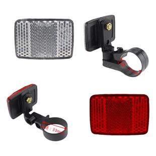 山地车自行车后尾灯辐条灯夜骑后尾灯架反光片尾灯配件反光板配件