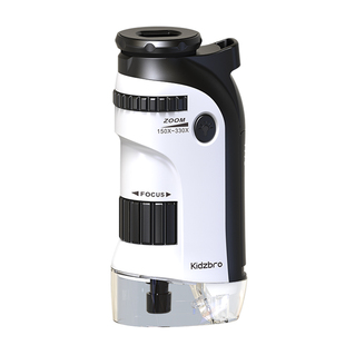 专业级显微镜便携式高清光学150~330倍高透光率日本镜片消色差带防尘目镜微米级观测细菌细胞检测生物实验