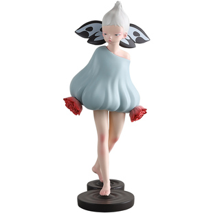 共生玫瑰 艺术家摆件客厅桌面装饰工艺品设计师雕塑生日搬家礼物