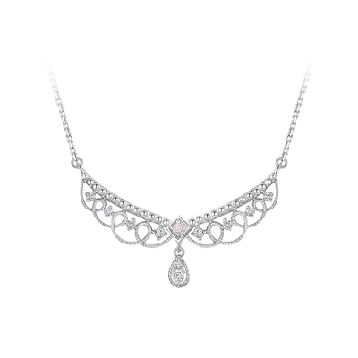 周大福SOINLOVE18K金钻石项链