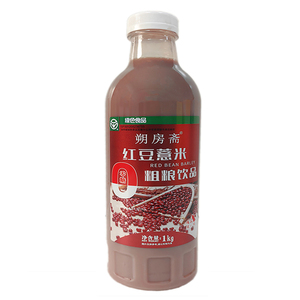 绿色食品0蔗糖1L大瓶红豆薏米