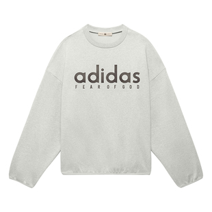 Fear of God Athletics系列加绒卫衣男女adidas阿迪达斯三叶草