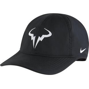 Nike耐克网球帽纳达尔款夏季遮阳帽鸭舌帽可调节运动帽FB5600-010