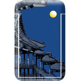 【满月杂货铺】日风满月浮世绘卡套工作牌滑盖式带挂绳公交卡饭卡