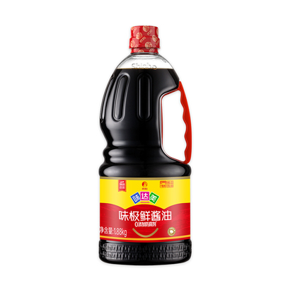 欣和味达美味极鲜酱油1.88kg*6瓶 整箱商用炒菜凉拌调味特级生抽