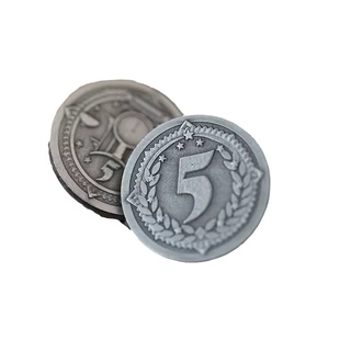 德式通用金属代币游戏币原创桌面游戏配件墨鱼游戏MOYOGAMES