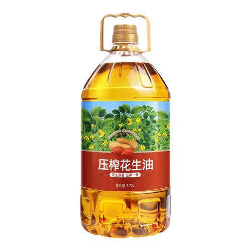 谷源颂特香型压榨一级花生油古法食用油官方正品炒菜油小榨风味