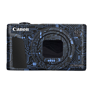 JJC 适用佳能SX740HS相机机身保护膜贴膜PowerShot SX740 HS贴纸3M材质碳纤维保护套防刮蹭配件