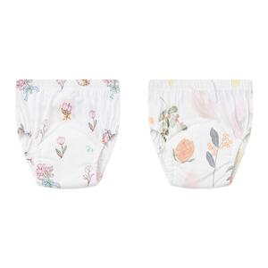 全棉时代婴儿抗菌训练裤2件