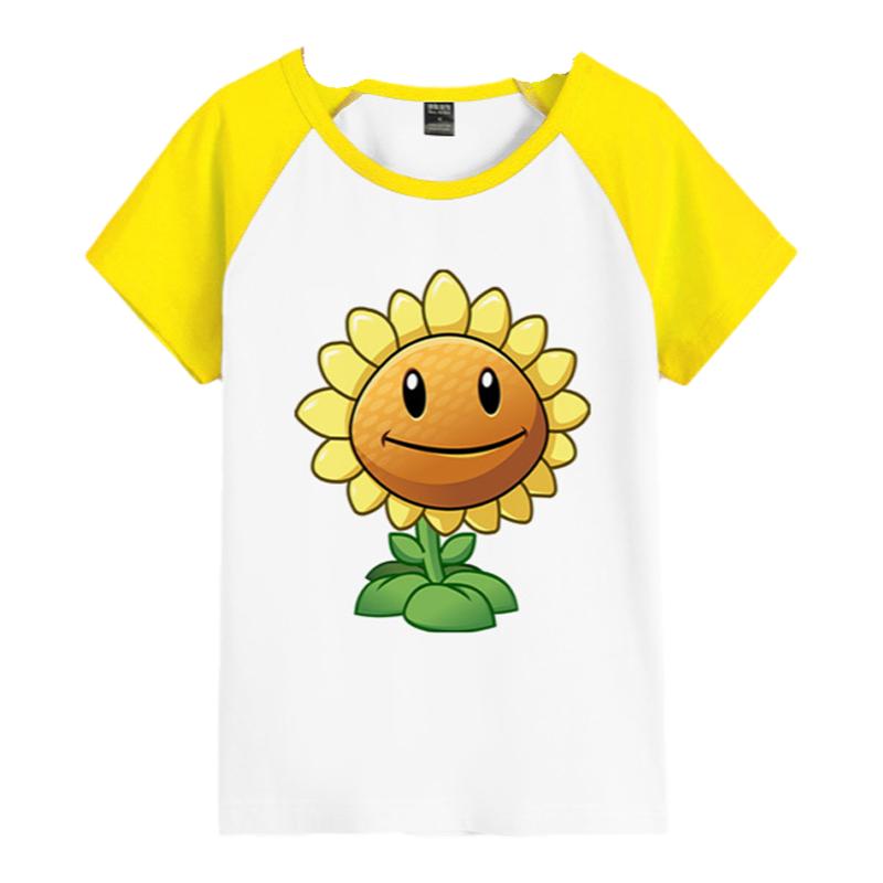 向日葵太阳花幼儿园毕业照服装花朵班服衣服夏季小学生短袖T恤衫