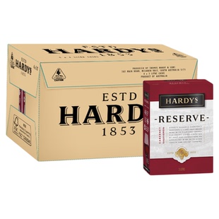 【整箱4盒装红酒3L】夏迪葡萄酒珍藏赤霞珠红澳洲原装进口袋装