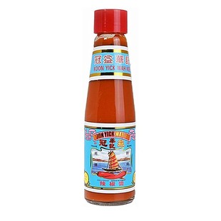 冠益华记香港制造 辣椒酱 辣椒油肠粉炒面蘸酱调味品198g