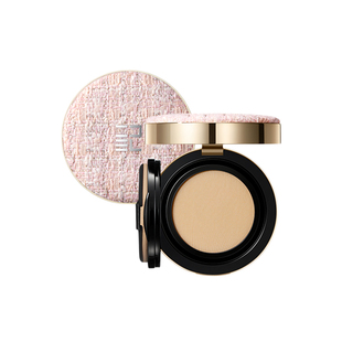 完美日记小香风精华气垫粉霜小蓝锁无瑕粉膏滋润控油持妆粉底液新