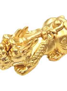 沙金貔貅空心横穿配饰招财纳福