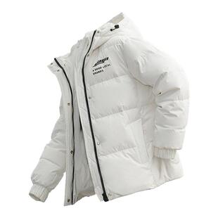 鸭鸭羽绒服女款官方2023冬季新款短款连帽小个子旗舰店正品外套KL