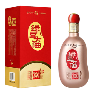 泸州老窖绿豆大曲富贵喜福金41.8度露酒51.8度酒礼盒收藏送礼
