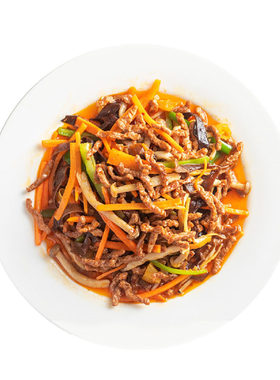 齐善素食齐善鱼香肉丝仿荤食品