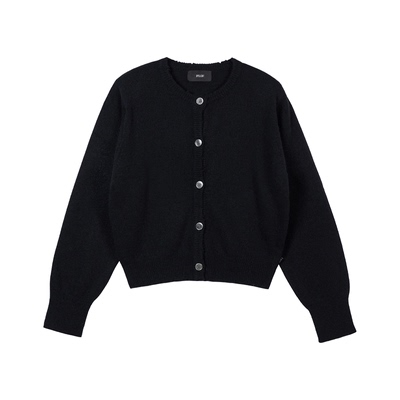 SPELLEDIT休闲时尚复古毛边开衫