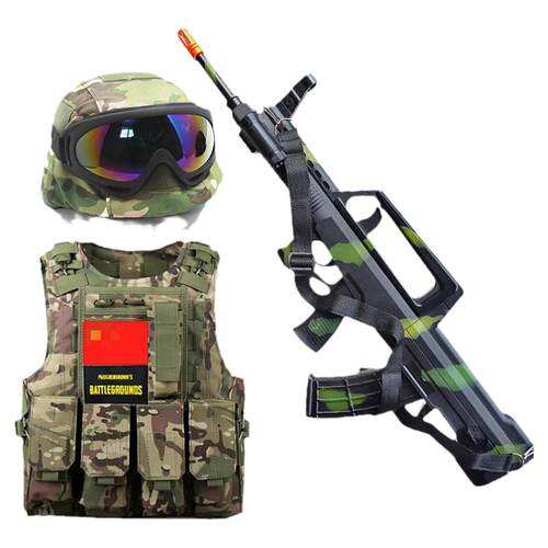 qbz95式儿童玩具枪可发射男孩子中国突击步枪仿吃鸡九五式模型