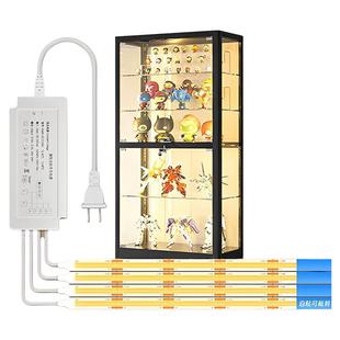 手办展示柜led灯条橱柜酒柜灯展示柜灯带串联模型展示灯柜子灯带