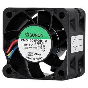 PMD1204PQB1-A建准4028大风量12V2.6W机箱电源滚珠PWM散热风扇4CM