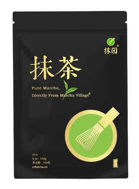 100克抹茶石磨饮用翠绿厂家直销