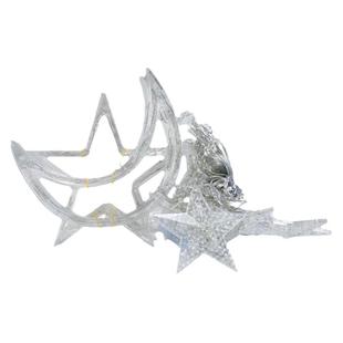 星星月亮灯串窗帘灯满天星彩灯闪灯卧室少女求婚氛围浪漫装饰灯