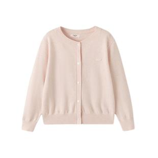 【商场同款】巴拉巴拉童装儿童针织开衫女童2025新款春秋纯棉毛衫