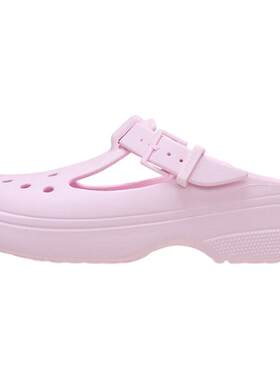 【自营】Crocs卡骆驰玛丽珍洞洞鞋户外沙滩女鞋凉鞋CR210581-6ZW