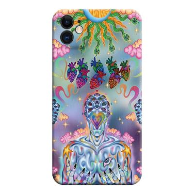 迷幻超现实防摔艺术小众苹果粉嫩