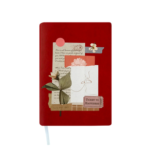 a5时间开物方格本拼贴情人节创意礼物情侣款手账本ins空白文艺