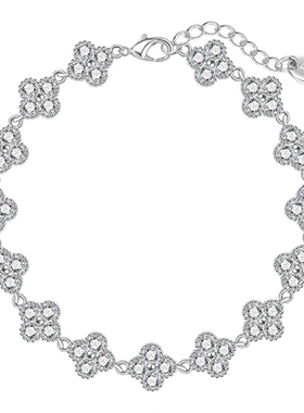 阿吉豆四叶草轻奢新款手链女