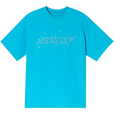 SALT.P可颜亮蓝色烫片短袖圆领T恤宽松2026夏新款AC36260050