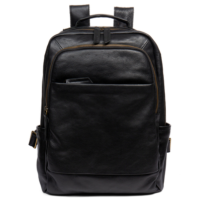 麦为男士真皮16寸电脑双肩背包