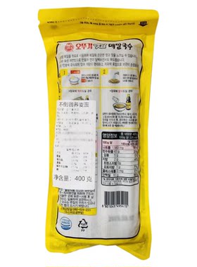 韩国进口不倒翁荞麦面条400克