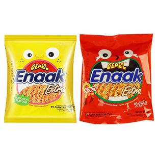 GEMEZ小鸡面干脆干吃方便面整箱enaak点心面印尼进口零食小包装