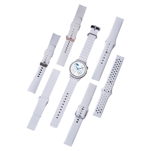 适用华为GT3pro新款手表GT3女款表带磁吸海洋折叠扣硅胶表带夏季透气荣耀magic白色保护壳手链42壳腕带