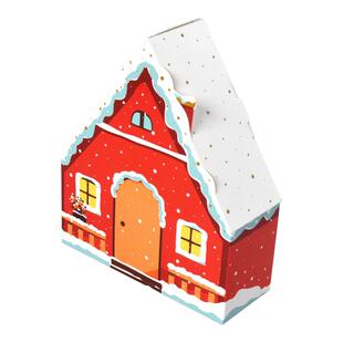 彩色房子造型礼品纸盒现货手工diy礼物儿童小礼品糖果烘焙礼物盒