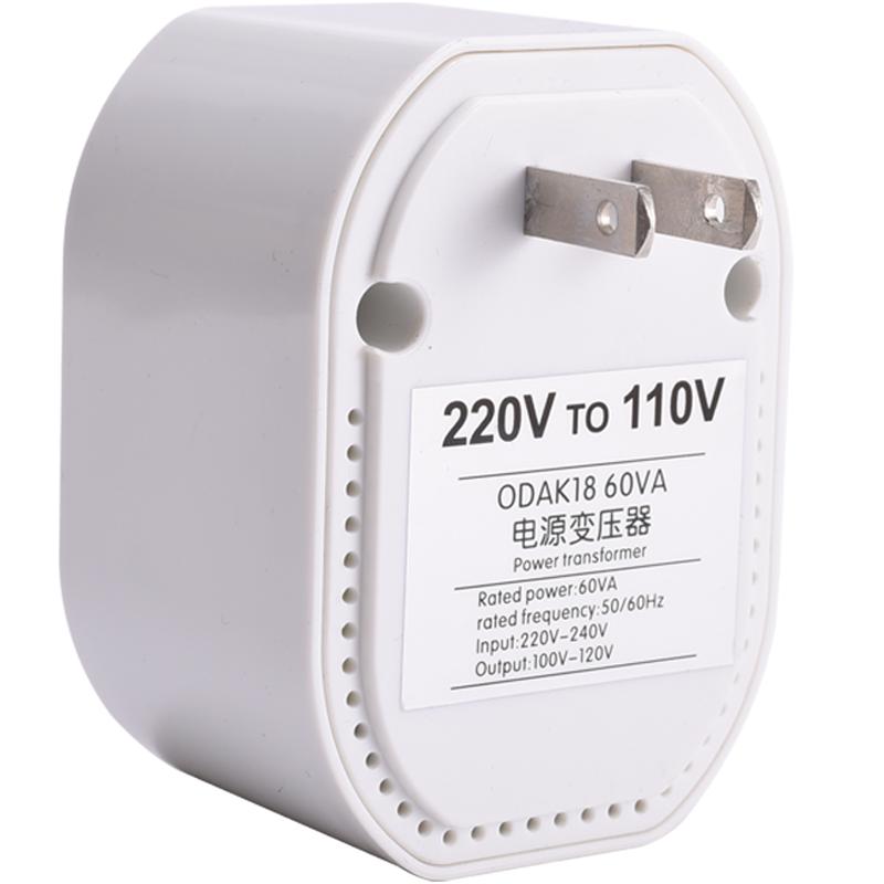 110V转220V变压器电源转换器日本100V伏电动牙刷洗牙器中国转美国